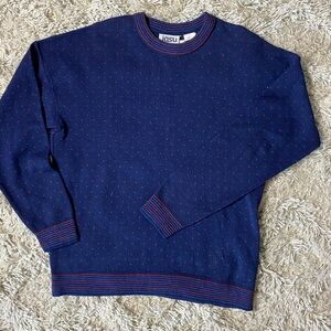 Jasu Vintage Pure Wool Sweater Made in Seattle USA Womens Size Large
